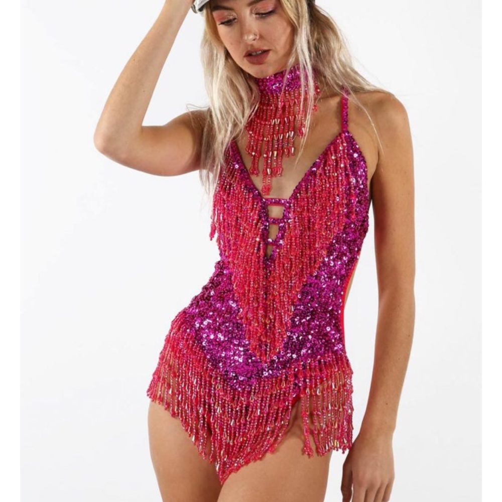 PINK EASY TIGER BODYSUIT 💕